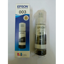 Epson 003 65 ml Black Ink Bottle; Compatible with :L3110 /L3101/ L3150 / L4150 / L4160 / L6160 / L6170 / L6190 Epson Printer Models