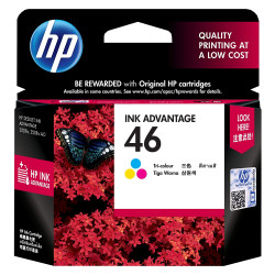 HP 46 Tri-Color Original Ink Advantage Cartridge