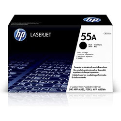 HP Laserjet P3015 6K Print Cartridge, Black, Standard (CE255A)