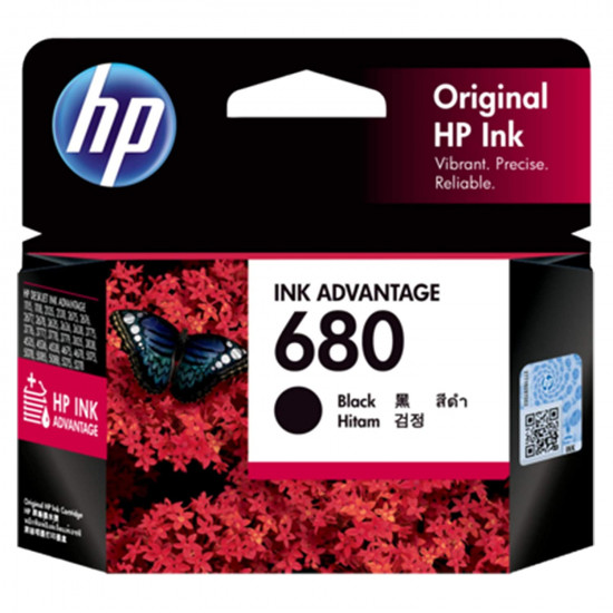 HP 680 Original Ink Advantage Cartridge (Black) HP 680 Original Ink Advantage Cartridge (Black)