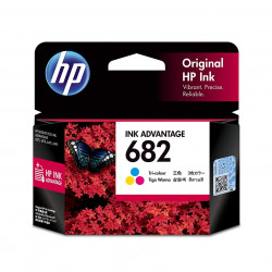 HP 682 Tri-Color Original Ink Cartridge, Compatible with HP 2335, 2338,2776,2778,6075, 4178 Printer Models