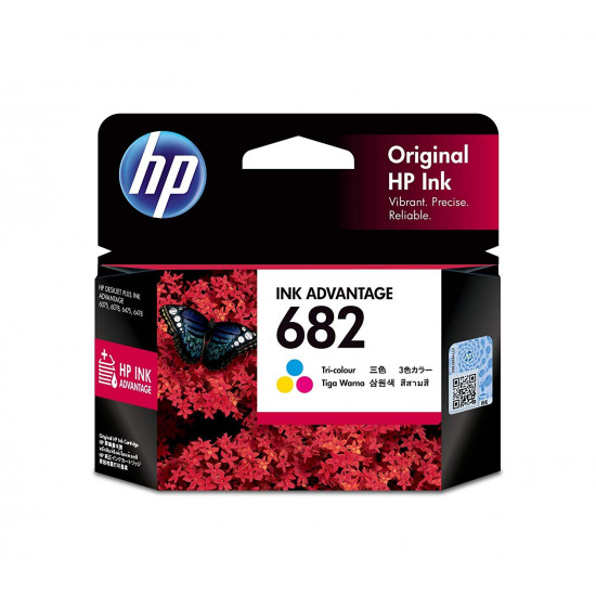 HP 682 Tri-Color Original Ink Cartridge, Compatible with HP 2335, 2338,2776,2778,6075, 4178 Printer Models HP 682 Tri-Color Original Ink Cartridge, Compatible with HP 2335, 2338,2776,2778,6075, 4178 Printer Models