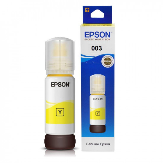 Epson 003 65ml Ink Bottle (Yellow);Compatible with :L3110 /L3101/ L3150 / L4150 / L4160 / L6160 / L6170 / L6190 Epson Printer Models Epson 003 65ml Ink Bottle (Yellow);Compatible with :L3110 /L3101/ L3150 / L4150 / L4160 / L6160 / L6170 / L6190 Epson Printer Models