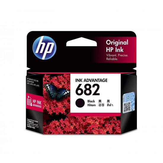 HP 682 Black Original Ink Cartridge HP 682 Black Original Ink Cartridge