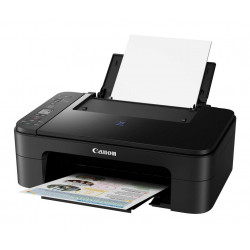 Canon PIXMA E3370 All-in-One Wireless Ink Efficient Color Printer (Black)