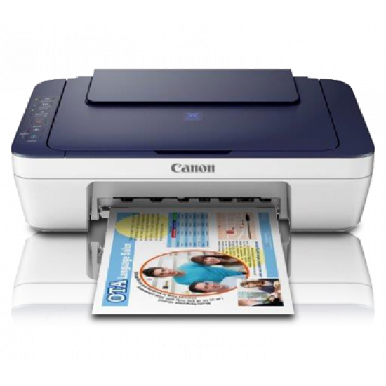 Canon PIXMA E477 All-in-One Wireless Ink Efficient Colour Printer (White/Blue) Sealed Canon PIXMA E477 All-in-One Wireless Ink Efficient Colour Printer (White/Blue) Sealed