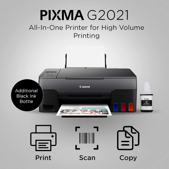 Canon PIXMA G2021 All-in-One Ink Tank Colour Printer