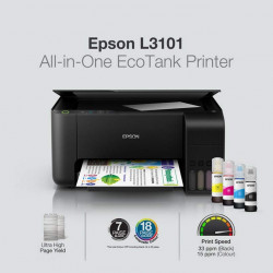 Epson Eco Tank L3101 All-in-One Ink Tank Printer (Black)