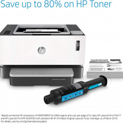 HP Neverstop 1000w WiFi Enabled  Monochrome Laser Printer
