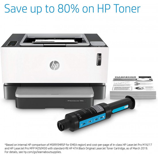 HP Neverstop 1000w WiFi Enabled  Monochrome Laser Printer