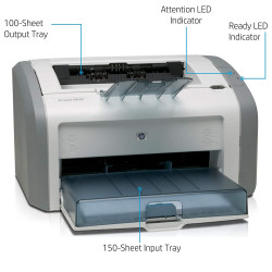 HP 1020 PLUS SINGLE FUNCTION LASER PRINTER (BLACK)