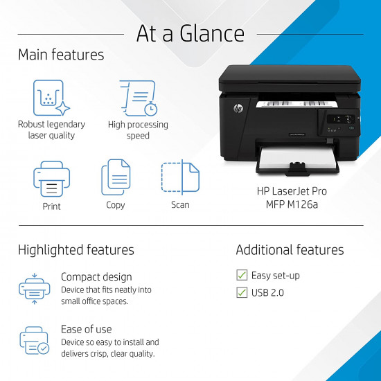 HP Laserjet 126a (Print, Scan, Copy) Printer