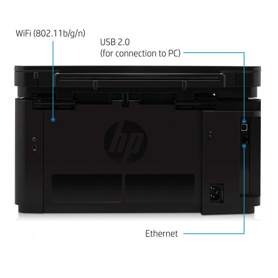 HP Laserjet Pro M126nw Multi-Function Direct Wireless Network Laser Printer (Print, Copy, Scan, Black) HP Laserjet Pro M126nw Multi-Function Direct Wireless Network Laser Printer (Print, Copy, Scan, Black)