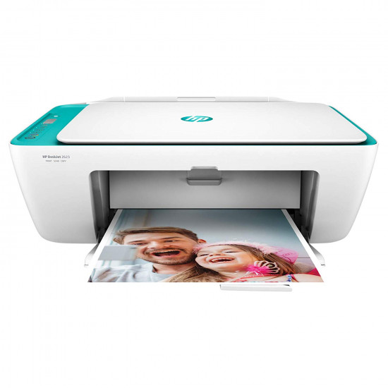 HP DeskJet 2623 All-in-One Wireless Colour Inkjet Printer (White) with Voice-Activated Printing HP DeskJet 2623 All-in-One Wireless Colour Inkjet Printer (White) with Voice-Activated Printing